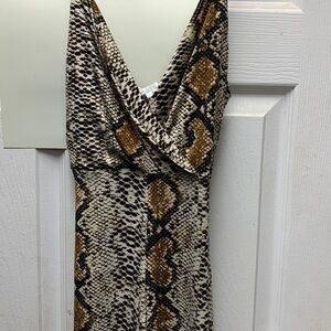 Snakeskin jumpsuit size small